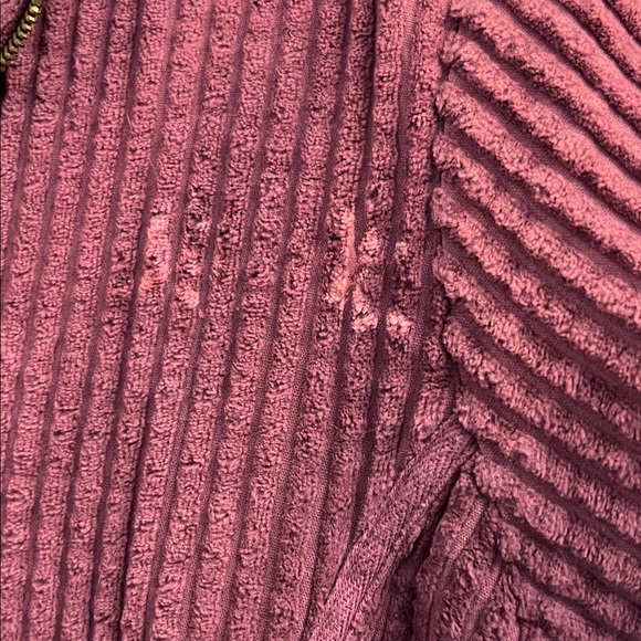 Woolrich Women's Purple Zip Corduroy Jacket XLarge - Picture 4 of 6